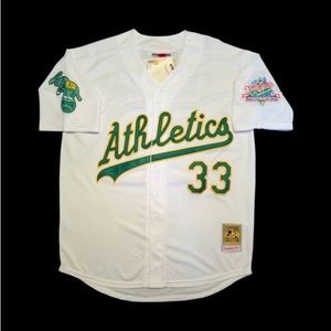 Jose Canseco Jersey Oakland A's 1989 World Series Throwback NEW All Stitched